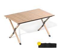 Ensemble de table de salle à manger portable et pliable en alliage léger extensible pour les petits espaces, idéal pour le camping et les rassemblements, facile à ranger, sièges