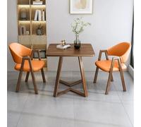 Ensemble de table de salle à manger pour deux personnes, table basse moderne et décontractée pour cuisine et salon, design peu encombrant