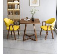 Ensemble de table de salle à manger pour deux personnes, table basse moderne et décontractée pour cuisine et salon, design peu encombrant