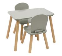 Ensemble de Table et Chaise Enfant Alex - 1 table + 2 chaises Vert