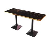 Ensemble de table et de chaises de bar/salon/café, bar à musique, bar à manger, restaurant occidental, salon de thé au lait, canapés de cabine à manger, pour fenêtre de cuisine, café, 180 x 60 x 75 cm