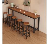 Ensemble de table étroit îlot de cuisine, meuble de salle à manger peu encombrant avec tabourets de pub pour petits espaces, idéal pour bar et salle à manger