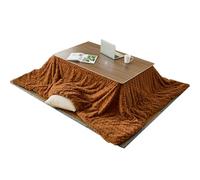 Ensemble de table japonaise Kotatsu avec chauffage et couverture - Table basse chauffante - Pour cuisine, salon, chambre à coucher, balcon