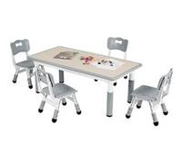 Ensemble de table pour enfants, hauteur réglable, design moderne minimaliste