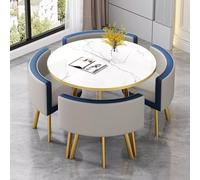 Ensemble de table ronde et de chaise pour la réception et le bureau, meubles de salle de conférence, table basse, ensemble de salle à manger (couleur : 9, taille : 79,8 cm) élégant et polyvalent pour