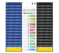 Ensemble De Tableau De Poche Éducatif - Organisateur D'emploi Du Temps Pour La Classe, Tableau Effaçable À Sec, Tableaus Gestion Des Activités | Système D'organisation D'un Emploi Du Temps D'apprent