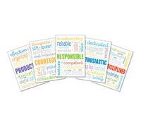 Ensemble de tableaux d'affichage sur le comportement positif de Carson Dellosa