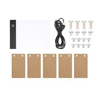 Ensemble de tableaux LED à dessin manuel A5, boîte à lumière ultra fine de 9 pouces pour l’industrie de l’animation, tableau de traçage à luminosité réglable avec base