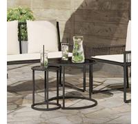 vidaXL Ensemble de tables basses 2 pcs Bois d'Acacia Massif