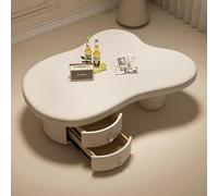 Ensemble de tables basses gigognes - Design moderne - Design vague - Pour salon, chambre à coucher, balcon