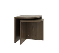 Ensemble de Tables D'appoint Combinées Karup Design Carob Brown