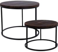 Ensemble de tables de rangement 2 pièces diamètre 50/57 cm KO-AAE442400