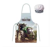 Ensemble de tabliers pour enfants de tracteur (2 pièces), Tablier 2 pcs pour enfants Patisserie