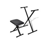 Ensemble de tabouret et support réglable de piano