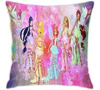 Ensemble De Taies D'oreiller En Microfibre Winx Club Les Taies D'oreiller Pour La Maison Sont Respirantes 45,7 X 45,7 Cm.