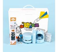 Ensemble de taille-crayon électrique, gomme, aspirateur, papeterie à piles avec 50 recharges de gomme pour enfants et adultes, maison, bureau, école, salle de classe, bleu, rose,