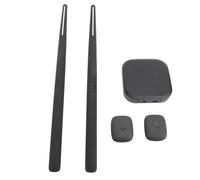Ensemble de Tambours à Air électrique, Ensemble de Pilons Virtuels, RGB Portable Détection de Mouvement 3D Kit de Tambour à Air avec des Pédales & 8 Sons pour Adultes (BLACK)
