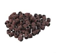 Ensemble de Tambours de Ponçage 100 Ensemble de Tambours de | 80/180/240, Manchons Abrasifs 12,7 mm en Carbure de Silicium pour Outils Rotatifs, Polissage et Décapage du