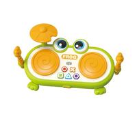 Ensemble de tambours pour enfants - jouets musicaux, lumières de grenouille | Baby Toy for Boys Girls Early Education Activité d'apprentissage drôle Outil audio intérieur illuminer le rythme Jeux de