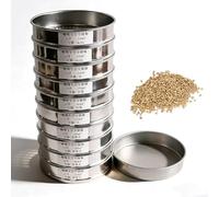 Ensemble de tamis à café avec plusieurs couches de maille et plateau pour la maison, le magasin et le laboratoire