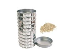 Ensemble De Tamis À Grains De Café, Tamis À Grains Verts À 10 Couches Avec Plateau Inférieur, Maille 12-21, Plateau Inférieur, Tamis Rond De 20 Cm (7,9 Po), Pour La Maison, Les Cafés, Les Iron