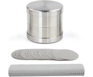 Ensemble de Tamis de tri de Diamants avec plaques de calibrage Lisses pour bijouteries, tri des Pierres précieuses et évaluation de la qualité, Durable et Facile à Utiliser