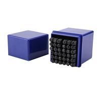 Ensemble de Tampons à Frapper en Acier 36 Pièces 3mm, Lettres et Chiffres - Durable en Acier au Carbone, Boîte de Rangement, Multi - surfaces