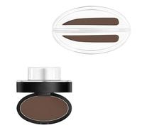 Ensemble de tampons à sourcils en poudre imperméable à l'eau, outil de définition des sourcils adapté aux débutants, pour créer une forme naturelle des sourcils, imperméable et résistant à la