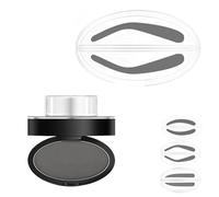 Ensemble de tampons à sourcils - Imperméable et résistant à la transpiration, non bavable, outil de définition des sourcils pour femme (Light gray-A)