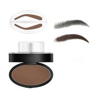 Ensemble de tampons à sourcils - Imperméable et résistant à la transpiration,outil de définition des sourcils pour femme,Facile à créer sourcils à l'apparence naturelle (Arched-Light brown)