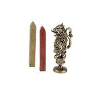 Ensemble de tampons de cire Gryffondor - 10 cm (H) x 3,5 cm (L) x 3 cm (P)