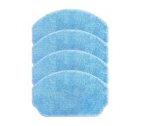 Ensemble de tampons de nettoyage compatibles avec Cecotec, aspirateur robot 999, comprenant quatre chiffons en microfibre haute efficacité.