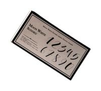 Ensemble de tampons de numéros de journal avec blocs en bois et 10 chiffres, tampons en caoutchouc 0-9 pour pages de planificateur et décor de scrapbooking