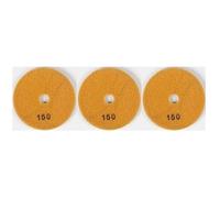 Ensemble de tampons de polissage diamantés 3/4/5/6/7 pouces (1/3/5/10 pièces) - Disques abrasifs secs/humides for granit, marbre et quartz sur meuleuses et polisseuses(3pcs,150-5 INCHES)