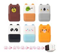 Ensemble de tampons pour animaux - Outils d'apprentissage de l'art, rouleaux de peinture de dessins animés, tampons de peinture d'animaux pour apprentissage de l'art | motifs