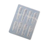 Ensemble De Tampons Pour Nail Art Moule En Silicone Pour Créer Des Motifs De Dentelle Florale Outil De Décoration Artisanale Avec Fonctions De Dégagement Rapide Accessoires À La Mode En Silicone