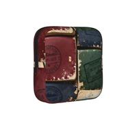 Ensemble de tampons pour passeport - Sac de rangement pour hygiène féminine - Pochette discrète pour sac à main ou bureau