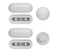 Ensemble de tampons pour siège de toilette - Pare-chocs amortisseurs de bruit, coussinets de rechange universels, joint inclus pour le rembourrage du siège de toilette