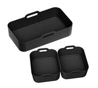 Ensemble de tapis de cuisson en silicone anti-adhésif, 10 L, friteuses à air chaud, immunitaire recyclable, réduction d'huile, Addons Smart Air Fryers Large