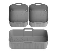 Ensemble de tapis de cuisson en silicone anti-adhésif, 10 L, friteuses à air chaud, immunitaire recyclable, réduction d'huile, Addons Smart Air Fryers Large