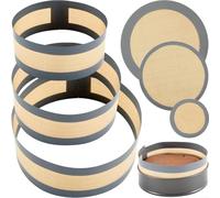 Ensemble de tapis de cuisson en silicone anti-adhésif résistant à la chaleur pour four et moule à charnière, facile à nettoyer, passe au lave-vaisselle, réutilisable (0,7 mm)