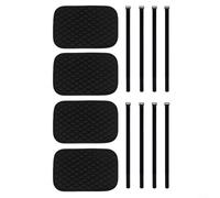 Ensemble de tapis de lit superposé réglable et imperméable avec particules antidérapantes pour une sécurité accrue et une escalade confortable