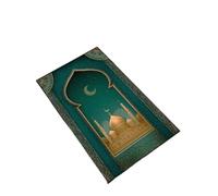 Ensemble de Tapis de prière antidérapant, Couverture de culte de Voyage en Plein air, Portable, Vert, Cadeaux du Ramadan, 1 pièce(SG203-10,2.3x3.6ft(70x110cm))
