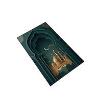 Ensemble de Tapis de prière antidérapant, Couverture de culte de Voyage en Plein air, Portable, Vert, Cadeaux du Ramadan, 1 pièce(SG199-6,Custom Contact us)