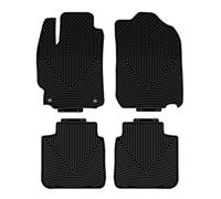 Ensemble de Tapis de Sol Avant et 2ème rangée de Tapis de siège 3D pour Toyota Camry 2012-2017 - Ajustement personnalisé - Toutes Saisons - Noir