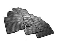 Ensemble de tapis de sol avant et arrière Frogum pour Nissan Navara III D40 / Nissan Pathfinder R52, Noir, Caoutchouc