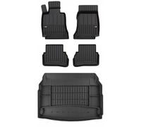 Ensemble de tapis de sol en caoutchouc 3D pour Mercedes C W205 Berline 2014-2021