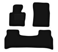 Ensemble de Tapis de Sol pour Range Rover III L322 (2001-2012) SUV Ensemble de Tapis de Voiture Velours Noir 3 Pièces