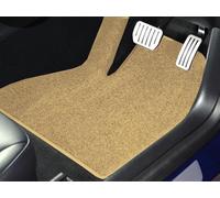 Ensemble de Tapis de Voiture sur Mesure Compatible/Remplacement pour Landrover Range Rover Evoque (2013-2019) Ultimate Tapis de Sol en Beige, Super résistant, antidérapant