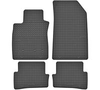 Motohobby Jeu de tapis de sol en caoutchouc pour Renault Clio III (2005-2012) / Clio IV (à partir de 2012) - Ajustement parfait - Caoutchouc noir - 80 cm x 6 cm x 2 cm